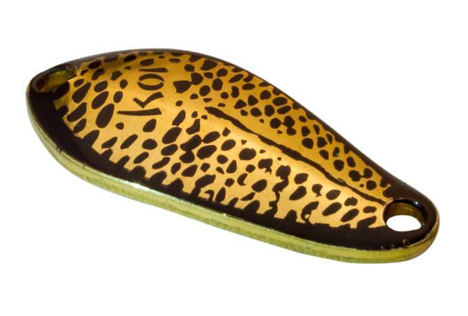 Колеблющаяся блесна SV-Lures Koketka 30мм желто-коричневая купить,NaN