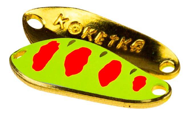 Колеблющаяся блесна SV-Lures Koketka 30мм желто-красная купить,NaN