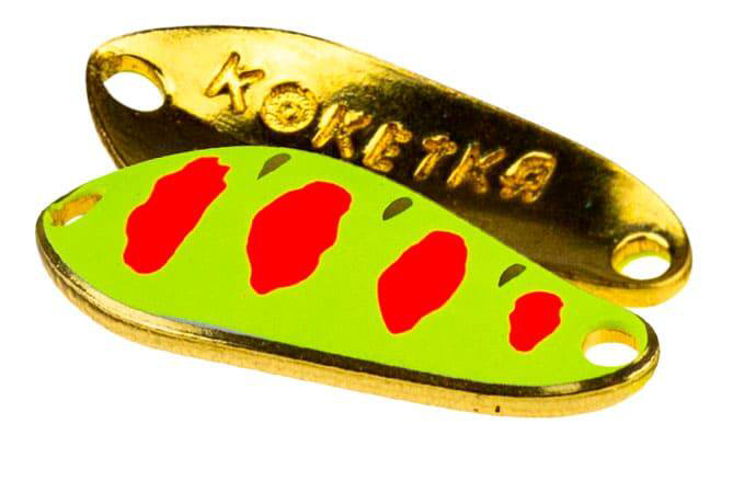 Колеблющаяся блесна SV-Lures Koketka 30мм желто-красная купить,NaN