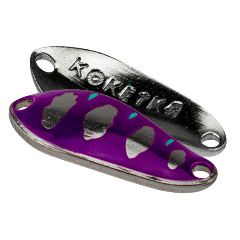 Колеблющаяся блесна SV-Lures Koketka 30мм фиолетовая купить,NaN