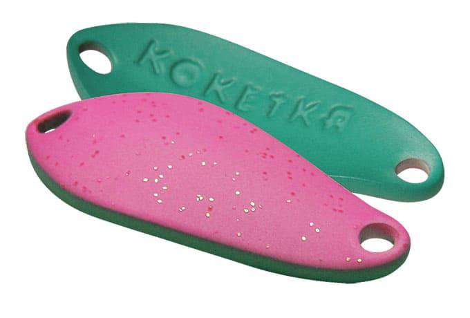 Колеблющаяся блесна SV-Lures Koketka 30мм бирюзово-розовая купить,NaN