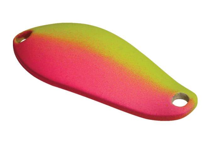 Колеблющаяся блесна SV-Lures Koketka 30мм лаймово-розовая купить,NaN