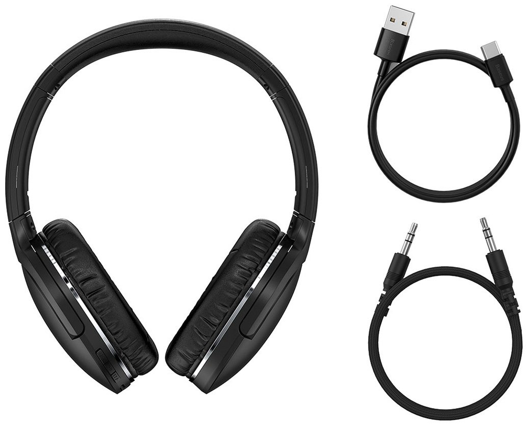 Наушники Baseus Encok D02 Pro черный купить,NaN