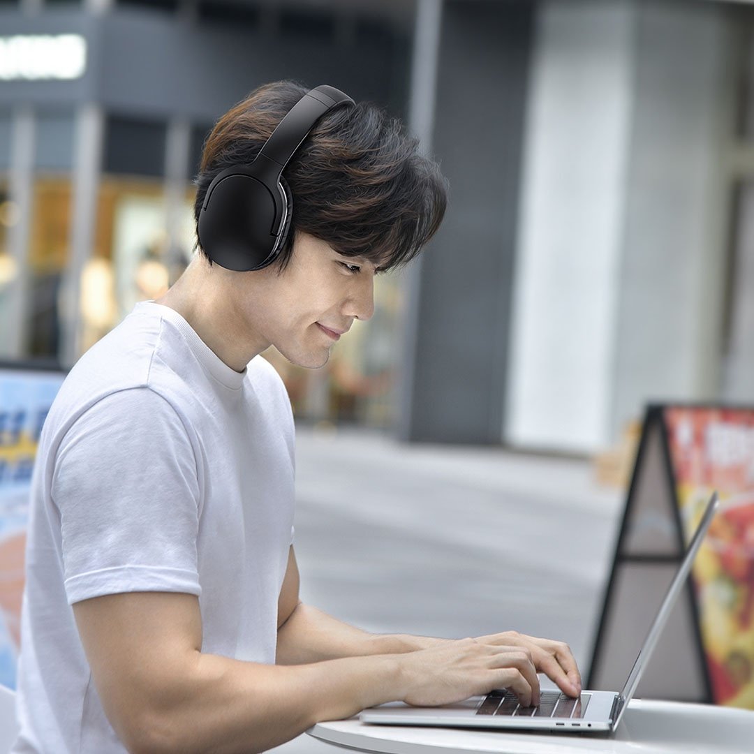 Наушники Baseus Encok D02 Pro черный купить,NaN