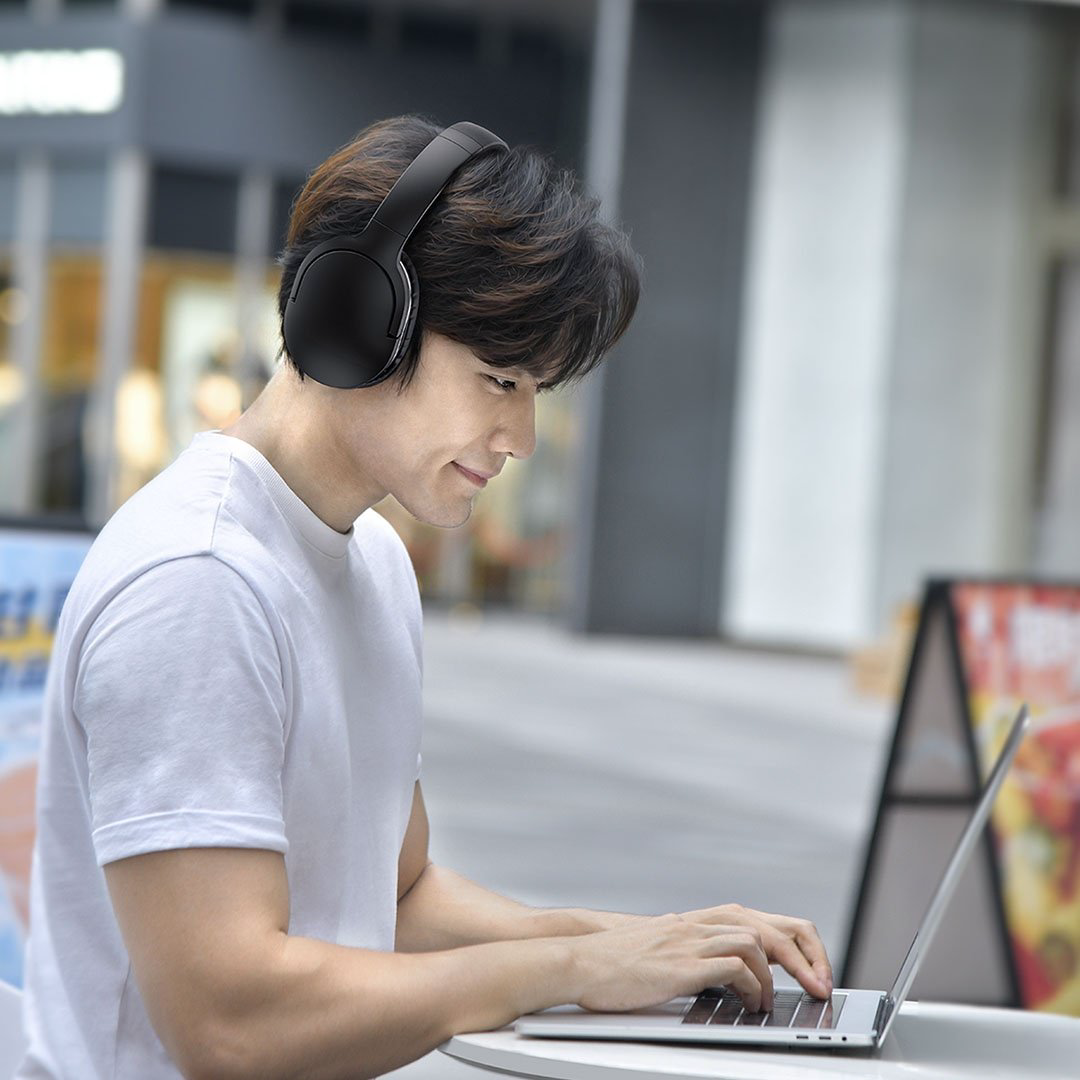 Наушники Baseus Encok D02 Pro черный купить,NaN