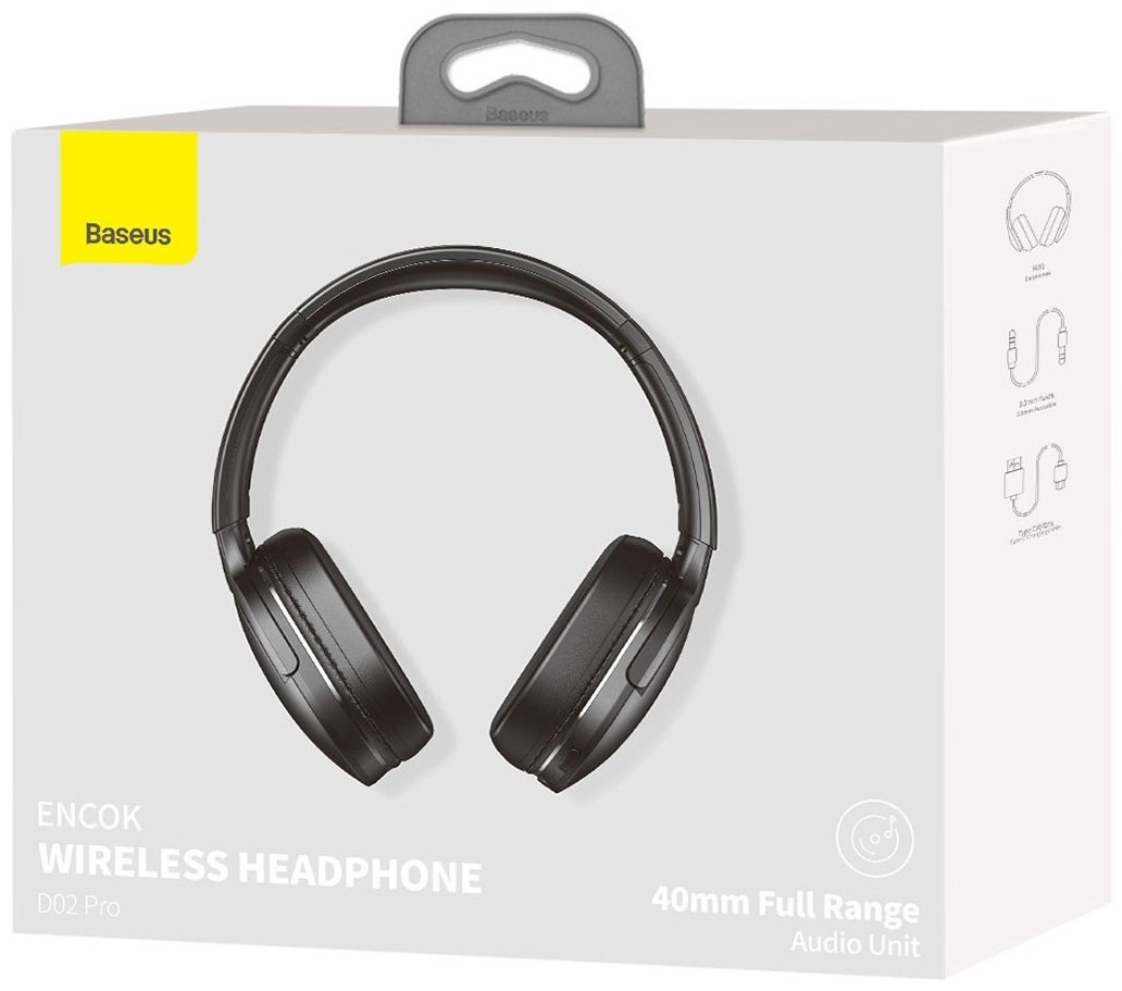 Наушники Baseus Encok D02 Pro черный купить,NaN