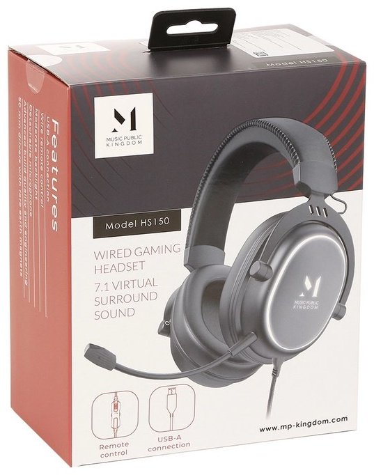 Наушники MUSIC PUBLIC KINGDOM HS150 черный купить,NaN