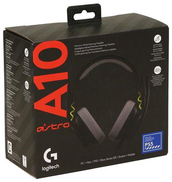 Наушники Logitech Astro A10 серый купить,44990