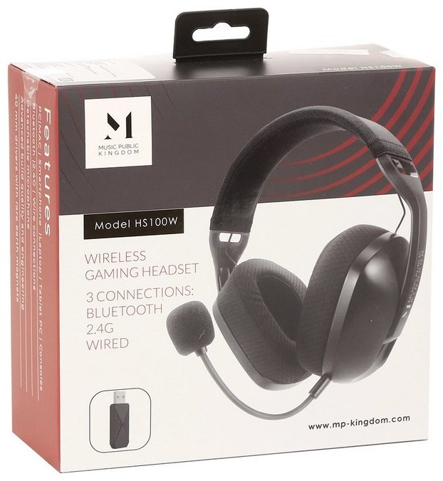 Наушники MUSIC PUBLIC KINGDOM HS100W черный