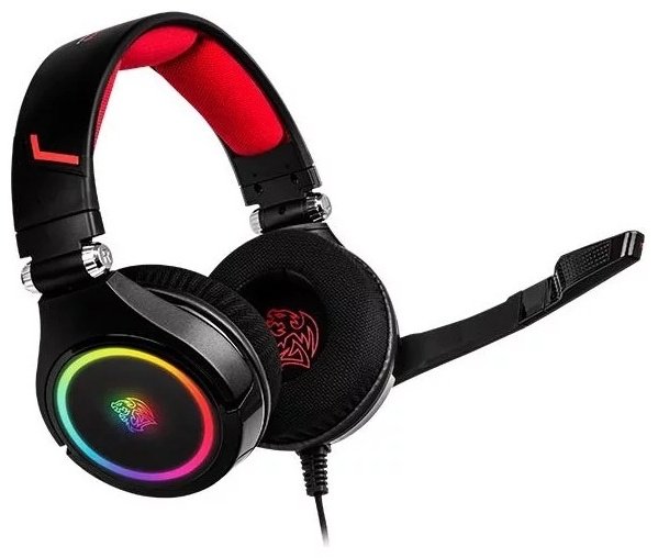Наушники Thermaltake Tt eSPORTS by CRONOS RGB 7.1 черно-красный