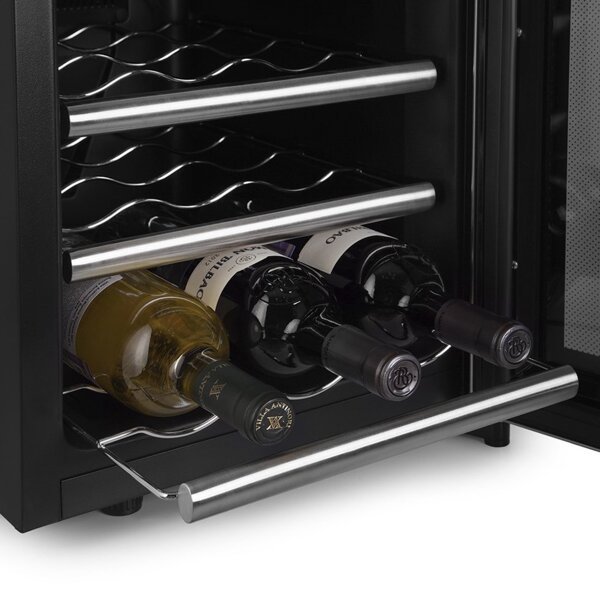 Винный шкаф Kitfort KT-2407 черный - ForteMarket Винный шкаф Kitfort KT-2407 черный купить,0