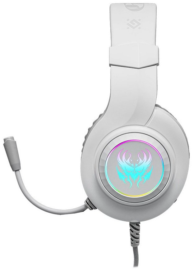 Наушники Defender Ghost LED белый - ForteMarket Наушники Defender Ghost LED белый купить,10304