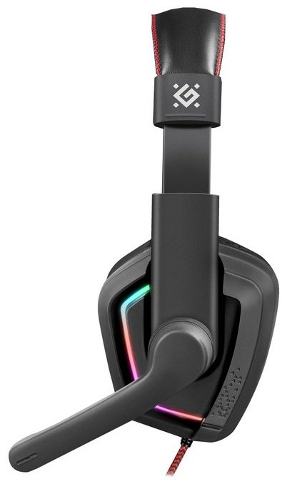 Наушники Defender Quake LED черный