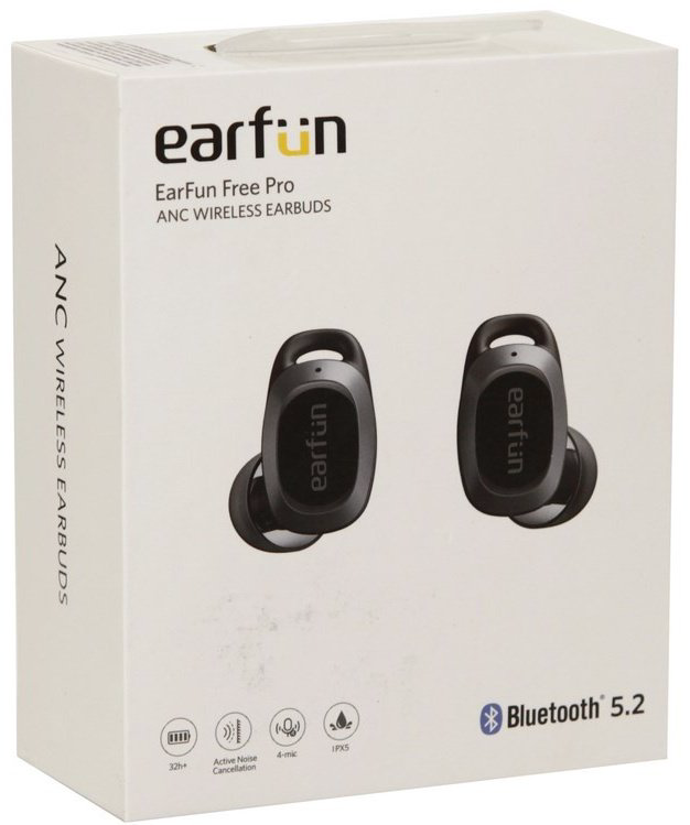 Наушники EarFun Free Pro TW301 черный купить,21990