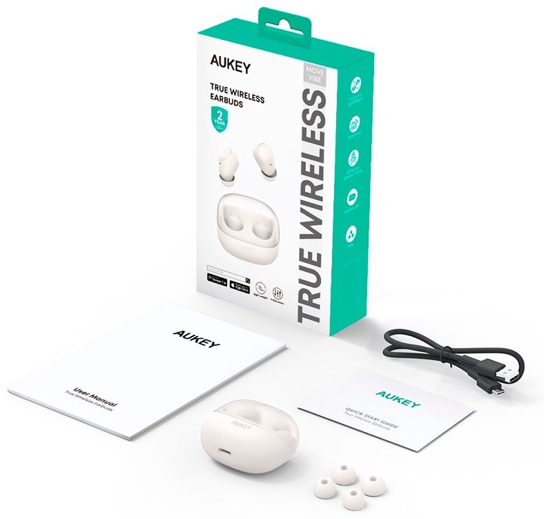 Наушники Aukey EP-M3A белый купить,NaN