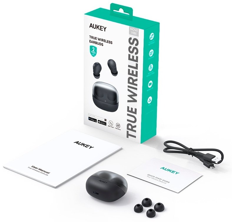 Наушники Aukey EP-M3A серый купить,NaN