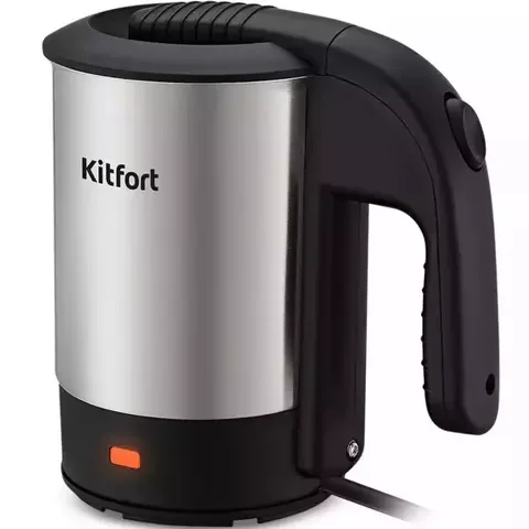 Электрочайник Kitfort КТ-6190 Silver-Black