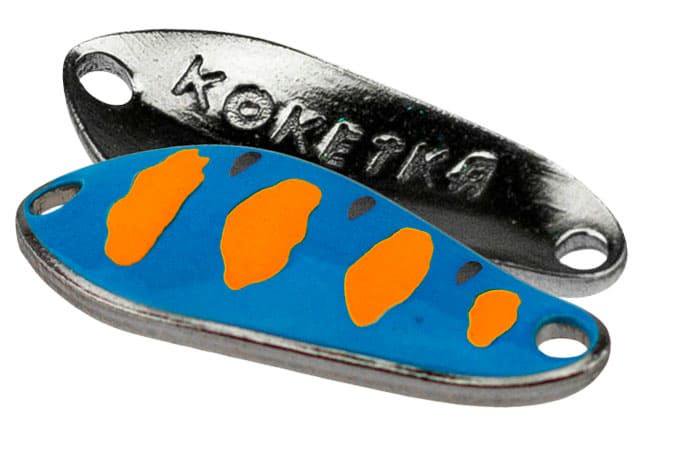 Колеблющаяся блесна SV-Lures Koketka 30мм сине-оранжевая купить,NaN