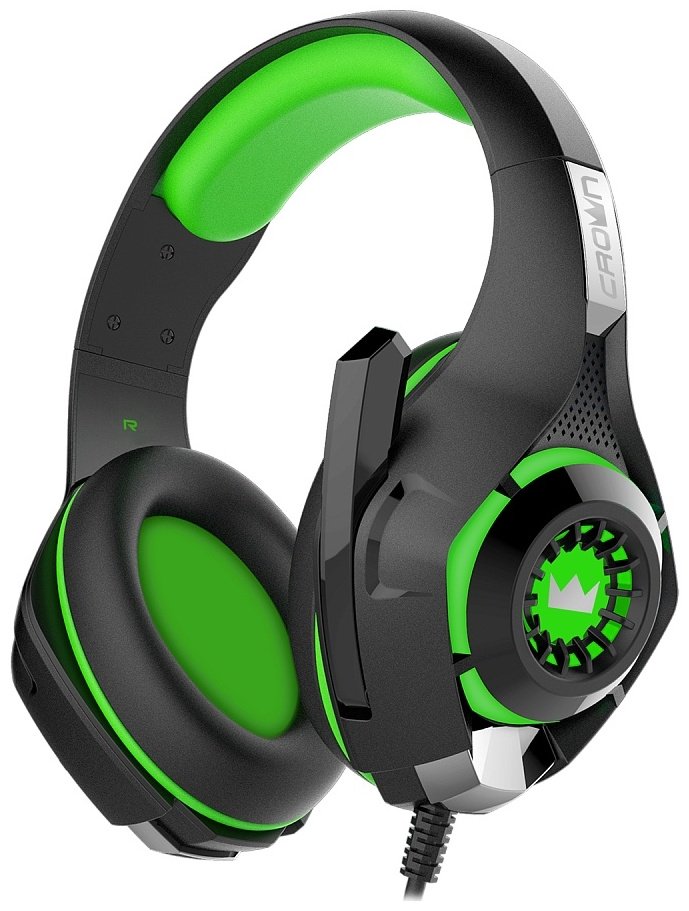 Наушники CROWN CMGH-102T зеленый