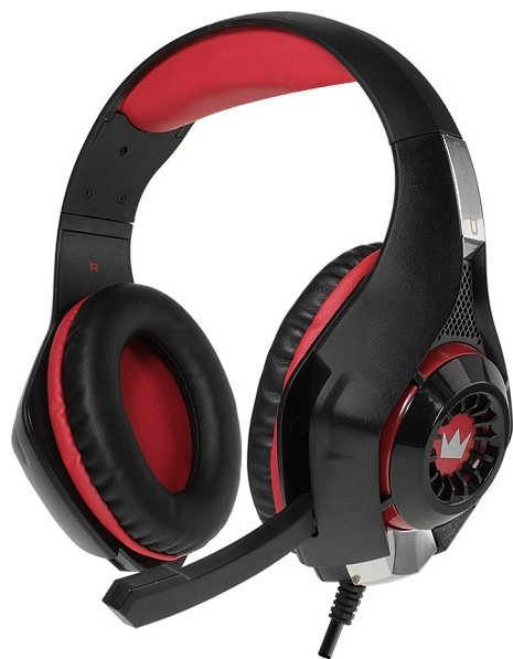 Наушники CROWN CMGH-102T черно-красный