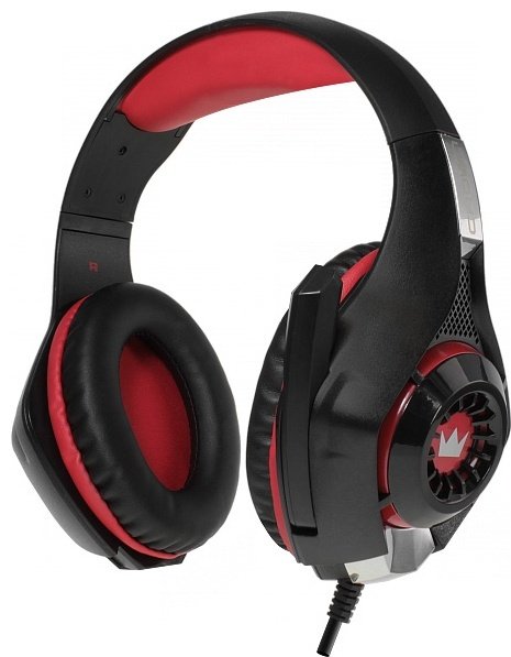 Наушники CROWN CMGH-102T черно-красный