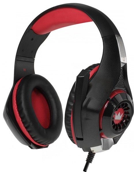 Наушники CROWN CMGH-102T черно-красный купить,NaN