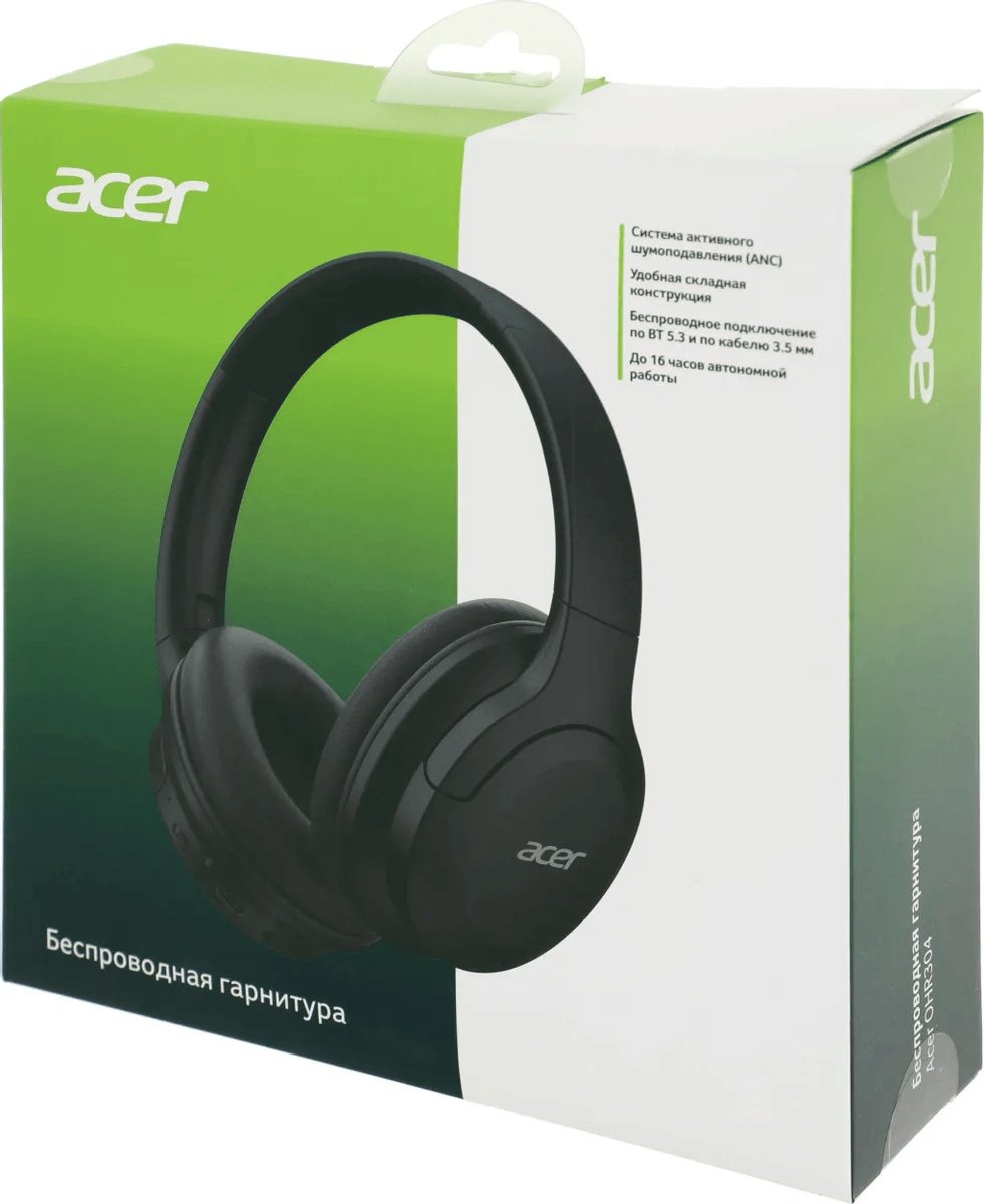 Наушники Acer OHR304 [ZL.HDSEE.00B] черный купить,NaN