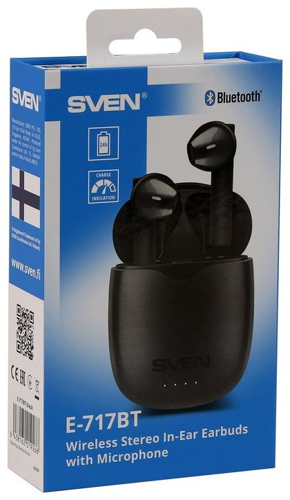 Наушники SVEN E-717BT черный купить,4990