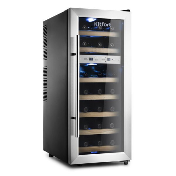 Винный шкаф Kitfort KT-2406 черный