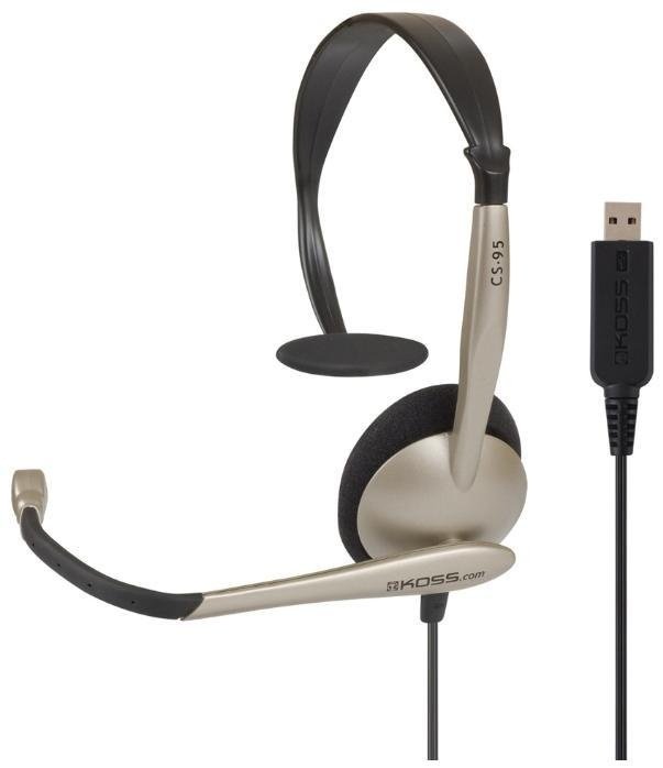 Koss CS-95 USB черный-золотистый купить,NaN