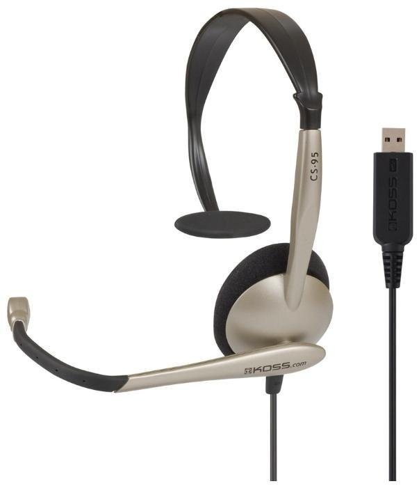 Koss CS-95 USB черный-золотистый купить,NaN