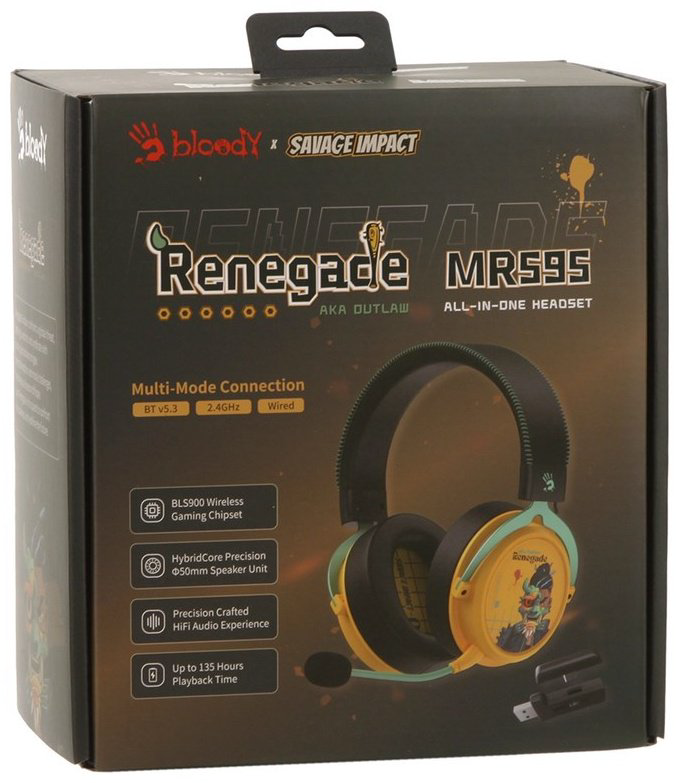 Наушники A4Tech Bloody MR595 Renegade желтый - ForteMarket Наушники A4Tech Bloody MR595 Renegade желтый купить,24390
