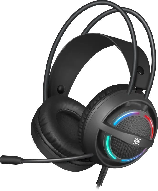 Наушники Defender Dexter RGB черный купить,10240