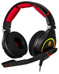 Наушники Thermaltake Tt eSPORTS by CRONOS RGB 7.1 черно-красный