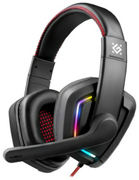 Наушники Defender Quake LED черный