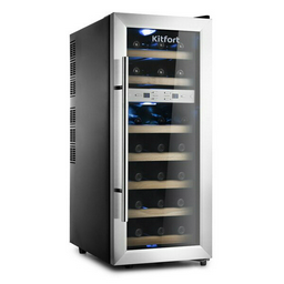 Винный шкаф Kitfort KT-2406 черный