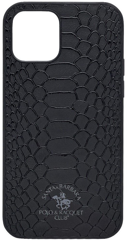Чехол Santa Barbara Polo & Racquet Club для Apple iPhone 12, iPhone 12 Pro черный купить,1094
