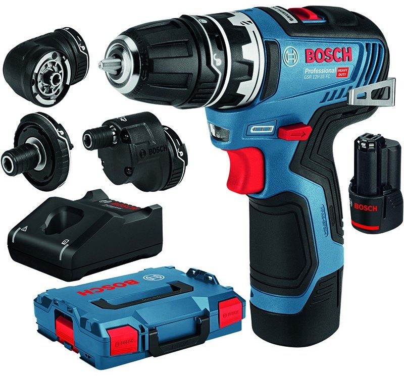 Аккумуляторная дрель-шуруповерт Bosch Professional GSR 12V-35 FC, 06019H3000