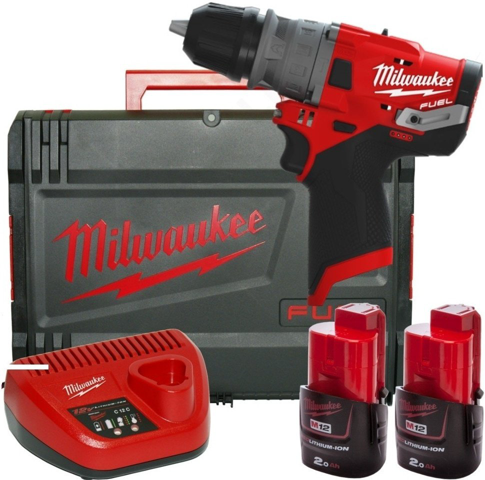 Milwaukee дрель-шуруповерт M12 FPDX-202X 4933464136 купить,NaN