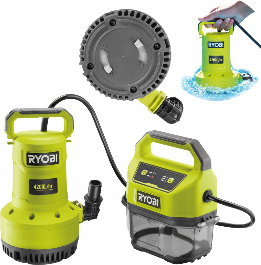 Насос погружной дренажный RYOBI RY18SPA-0 5133005778 купить,NaN