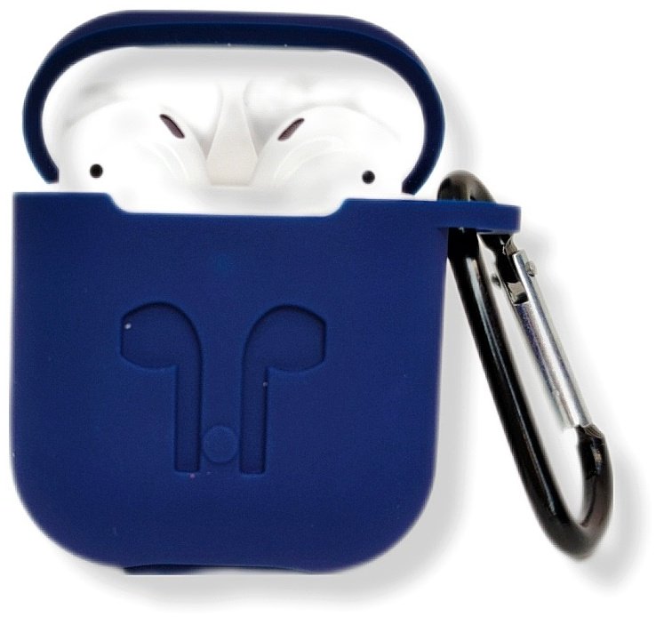 Чехол Saiboro для Apple AirPods, AirPods 2 синий