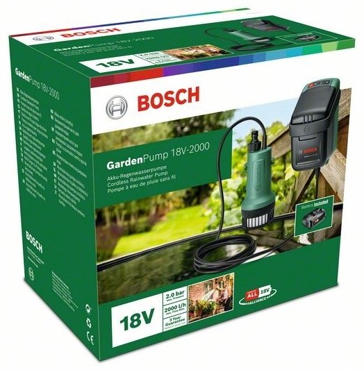 Насос погружной циркуляционный дренажный центробежный Bosch 06008C4202