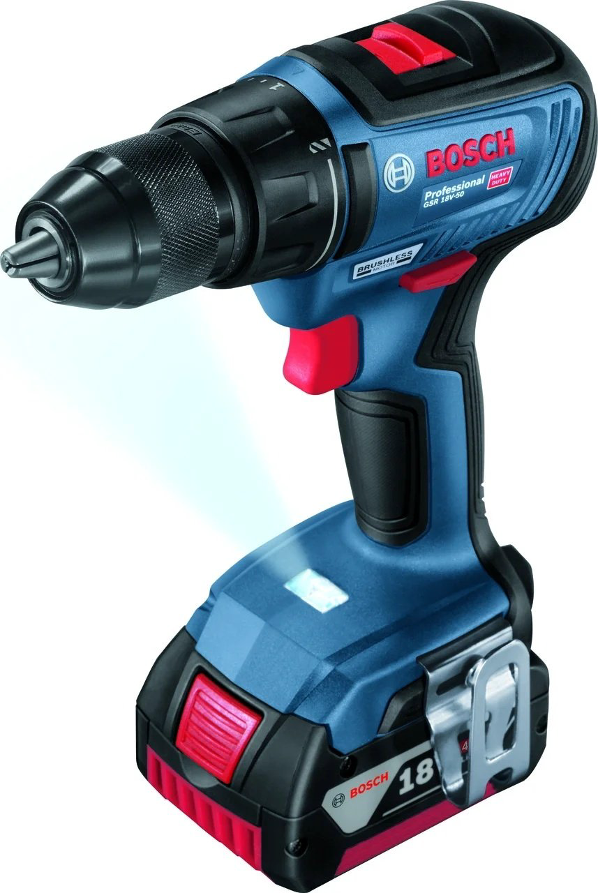 Аккумуляторная дрель-шуруповерт Bosch Professional GSR 18V-50 06019H5000 купить,131810