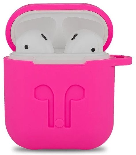 Чехол для Apple AirPods 2 розовый