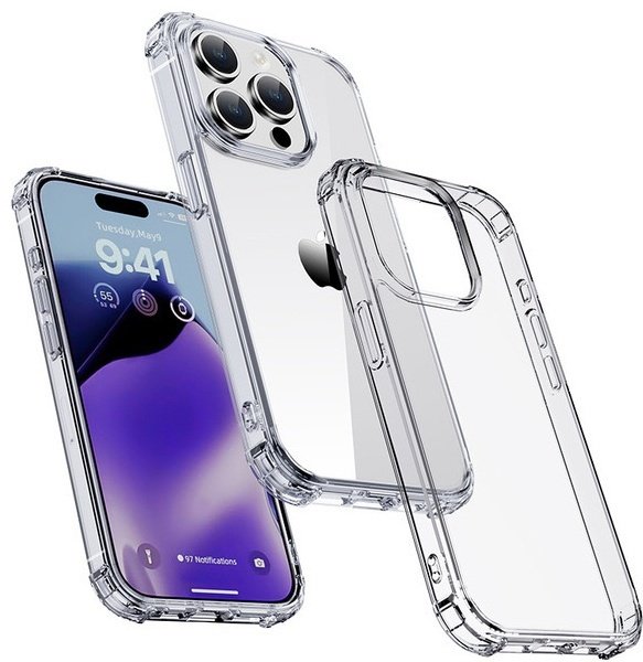 Чехол Saiboro для Apple iPhone 13 Pro Max прозрачный купить,270