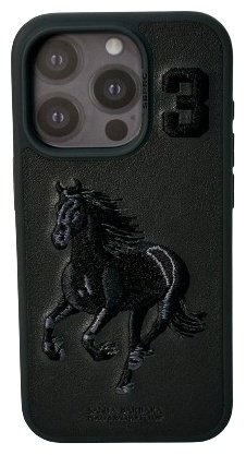 Чехол Santa Barbara для Apple iPhone 15 Pro Max черный - ForteMarket Чехол Santa Barbara для Apple iPhone 15 Pro Max черный купить,1013