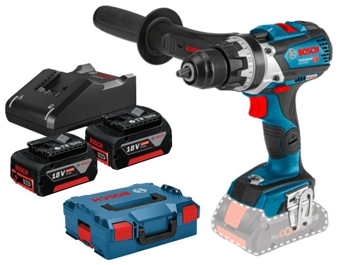Bosch дрель-шуруповерт GSR 18V-110 Cх2Li 06019G010C купить,NaN