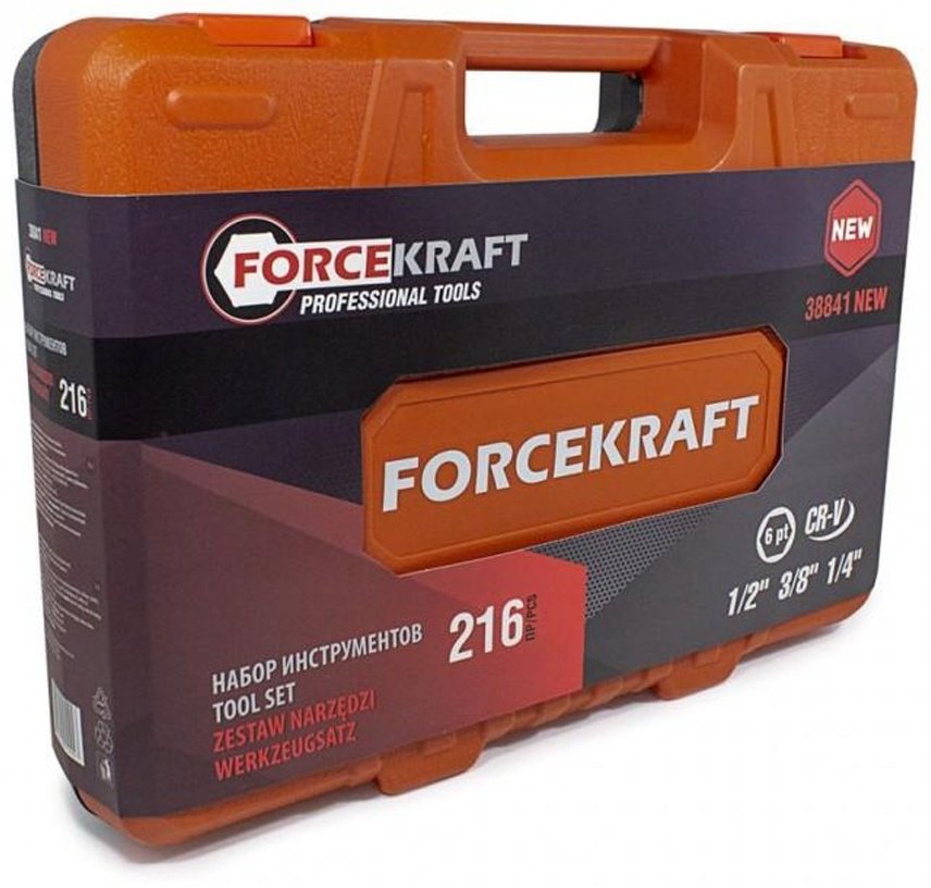 Набор автомобильный 216 в 1 ForceKraft FK-38841New купить,0