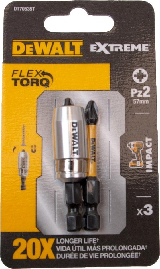 DeWALT набор бит DT70535T 3 шт