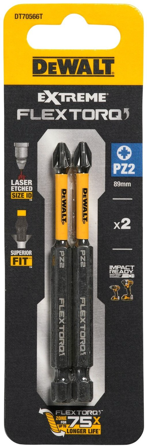 DeWALT набор бит DT70566T-QZ 2 шт купить,NaN
